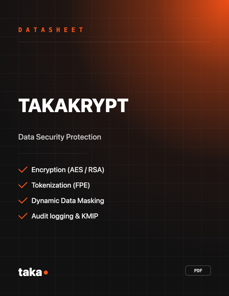 TAKAKRYPT datasheet cover
